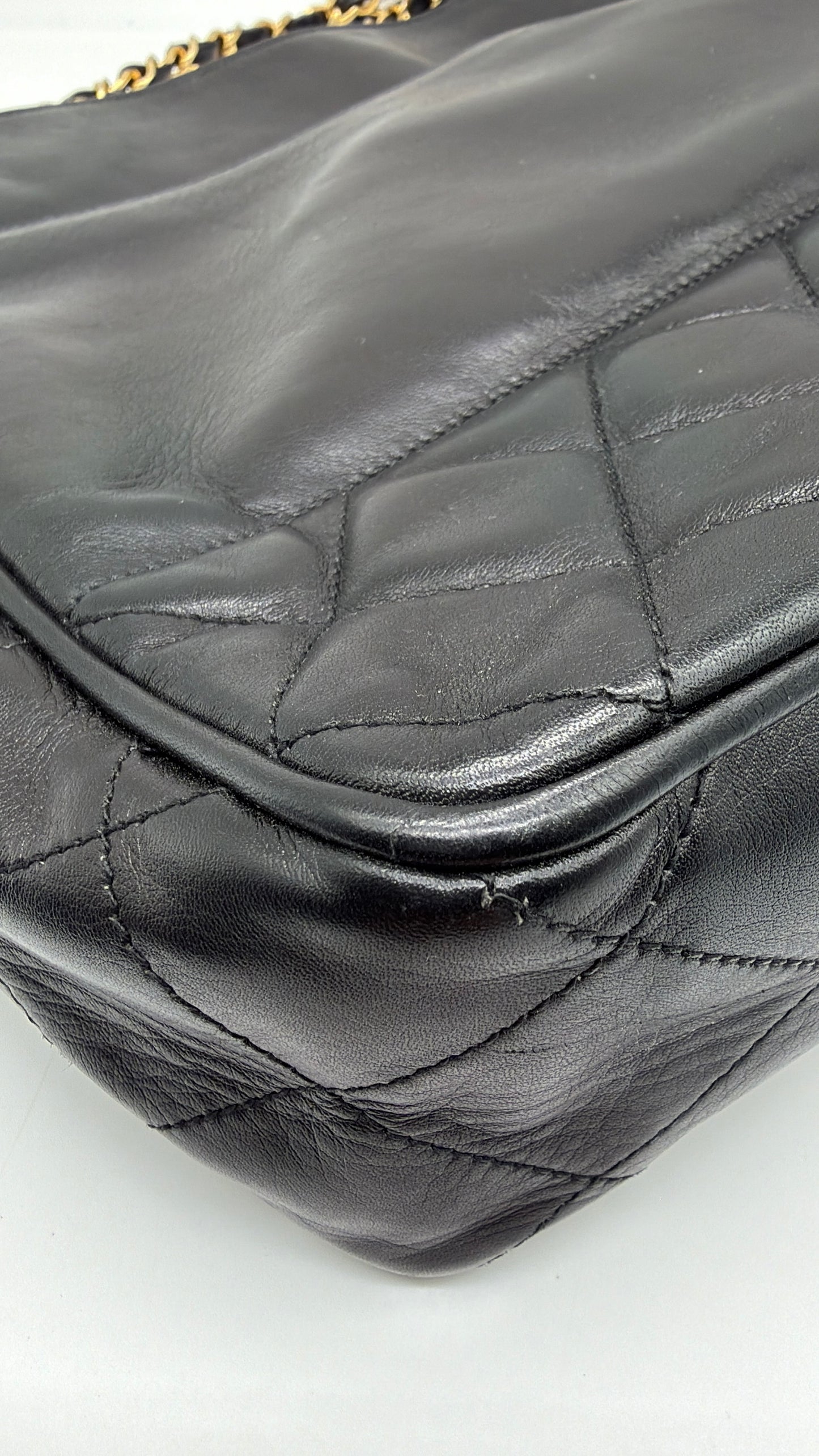 Chanel Lambskin Grand Shopping Tote