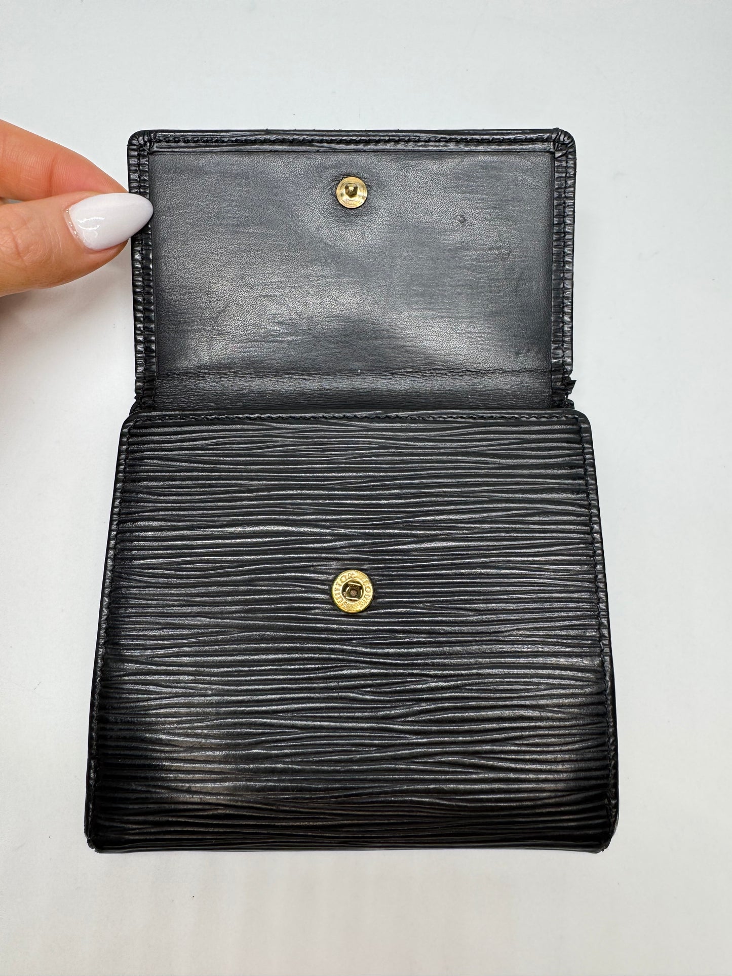 Epi Leather Compact Wallet