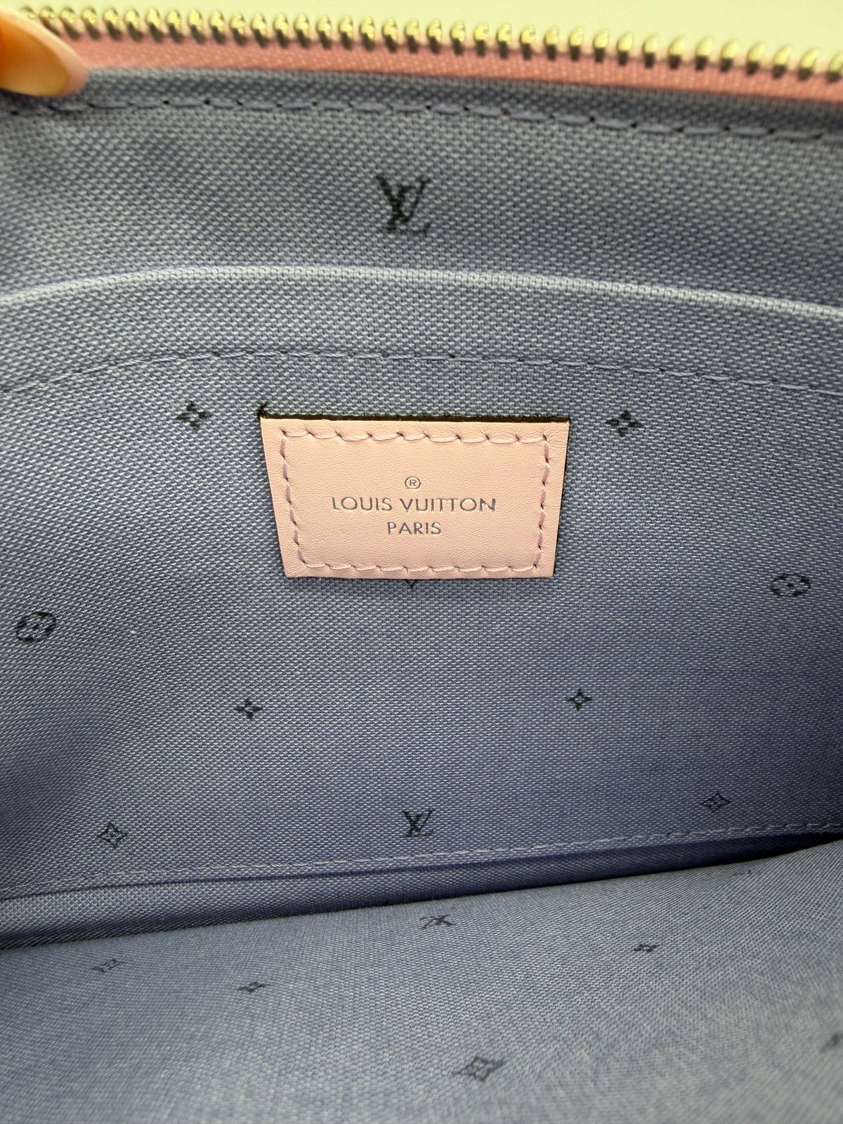 Louis Vuitton Monogram Pastel Escale Neverfull MM Wristlet Pouch