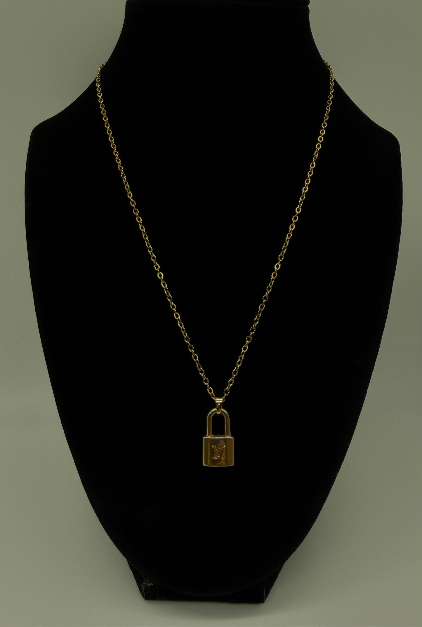 Louis Vuitton Lock UpCyled Charm Necklace