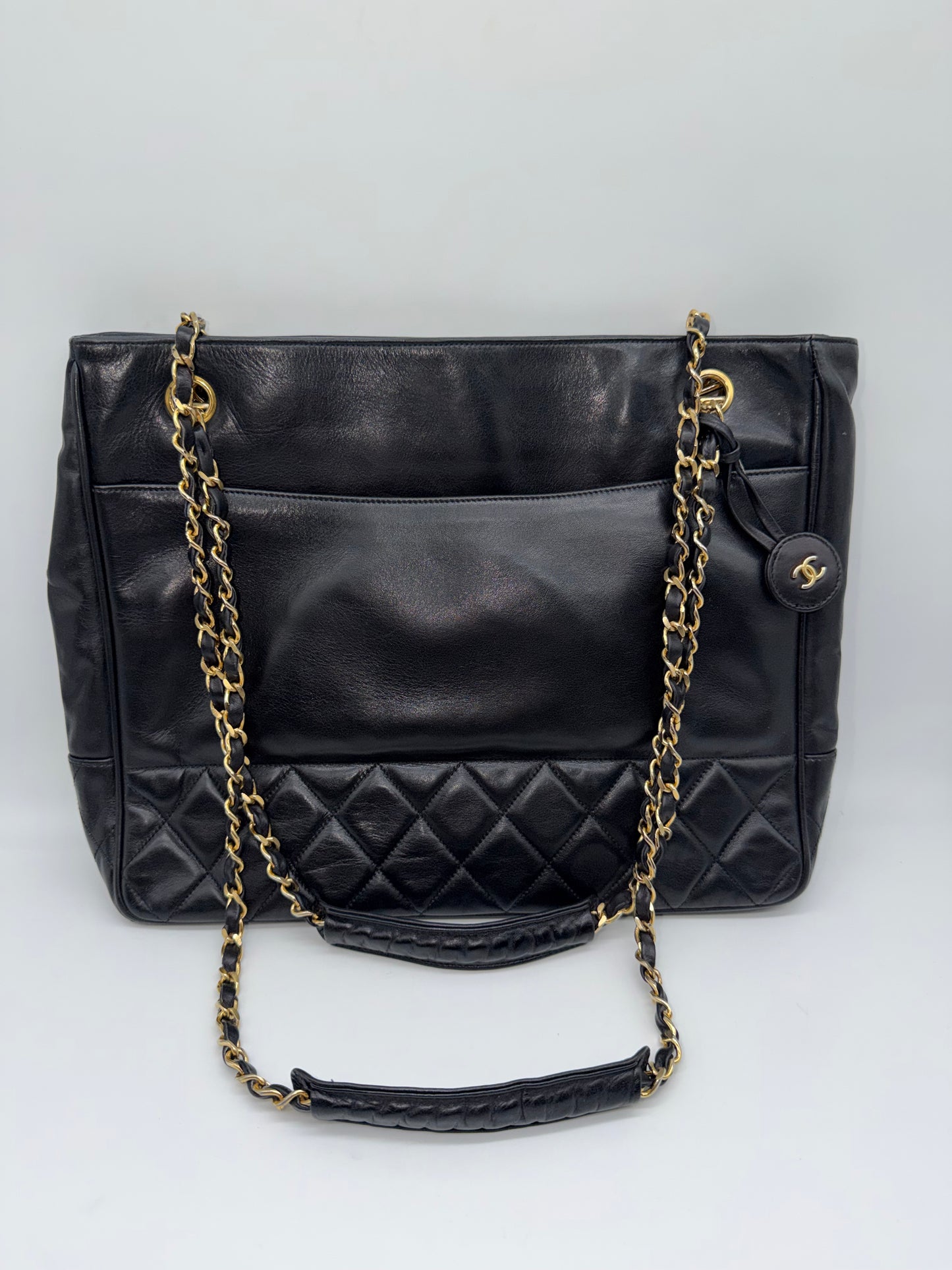 Chanel Lambskin Grand Shopping Tote