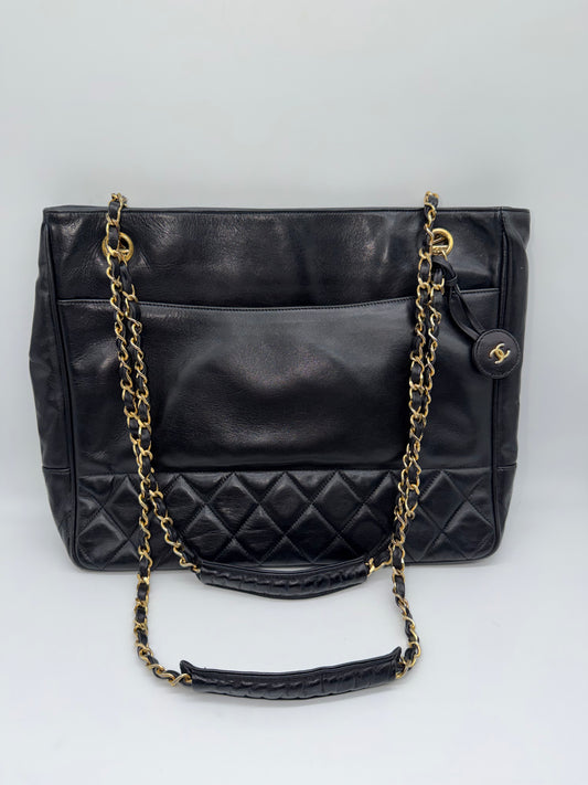 Chanel Lambskin Grand Shopping Tote