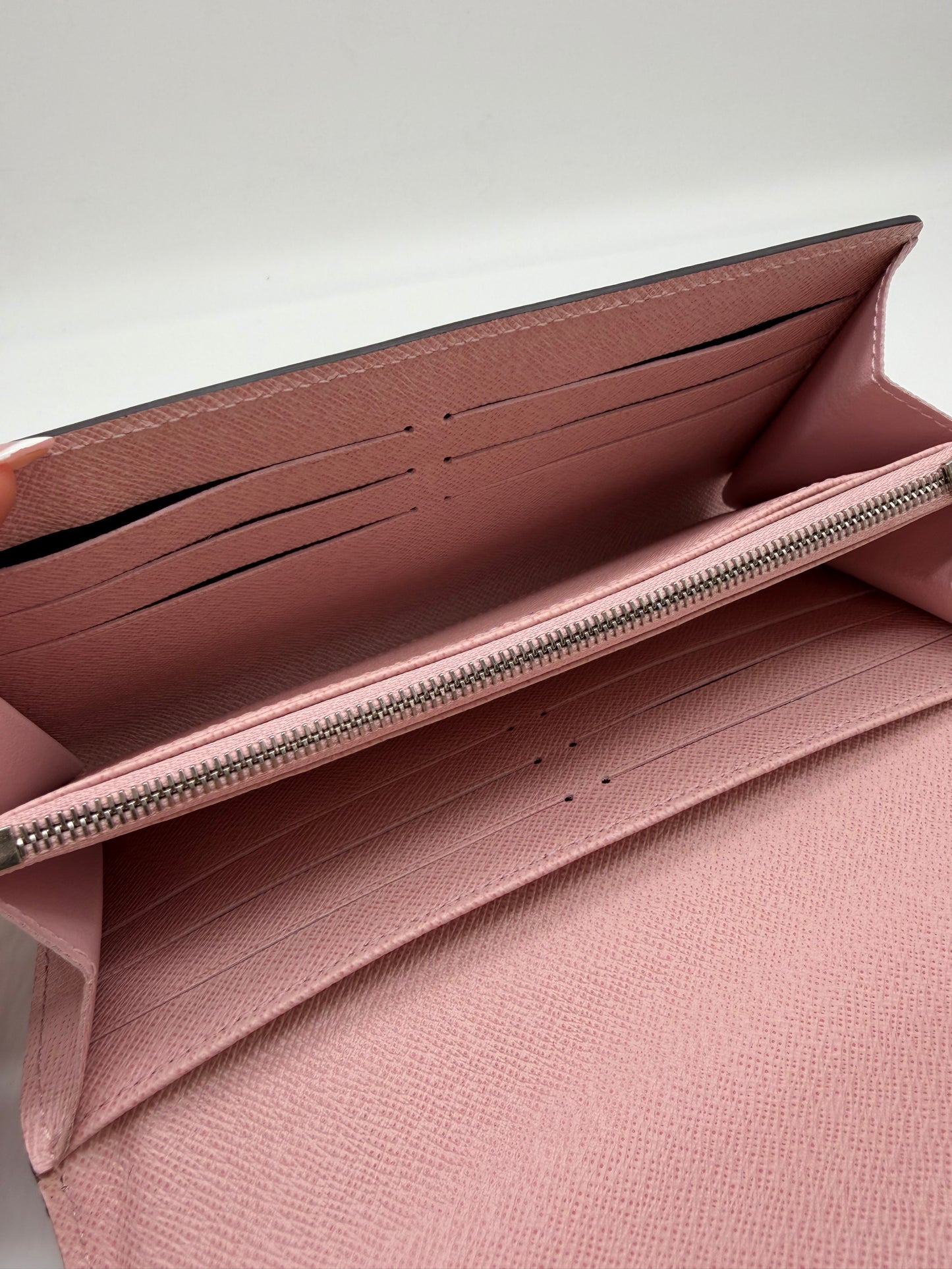Pink Epi Twist Wallet