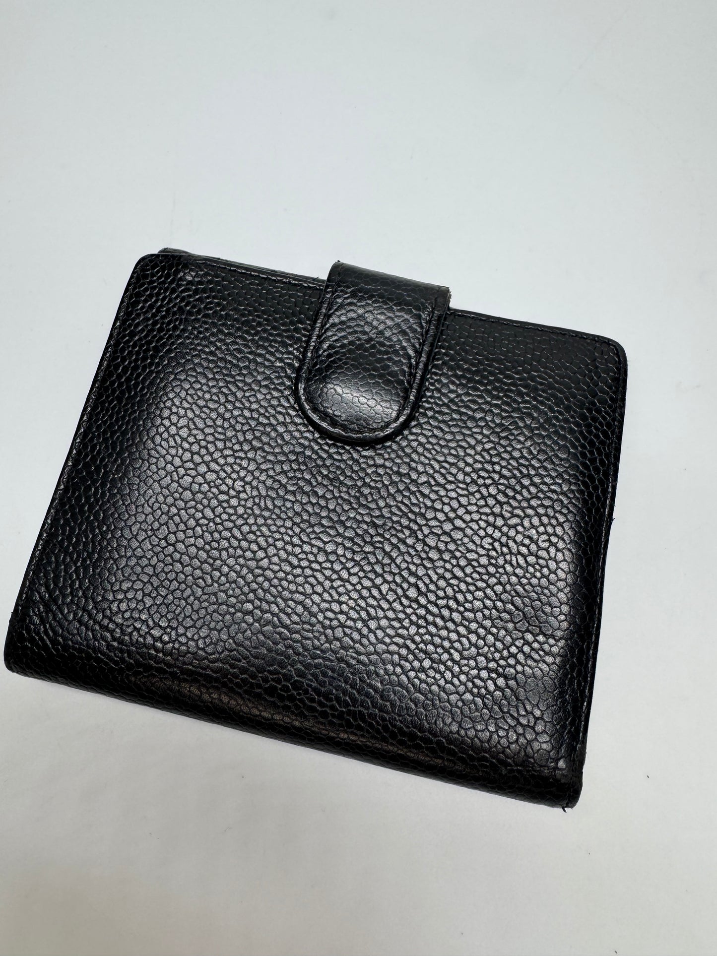 Black Caviar CC Timeless Compact Wallet