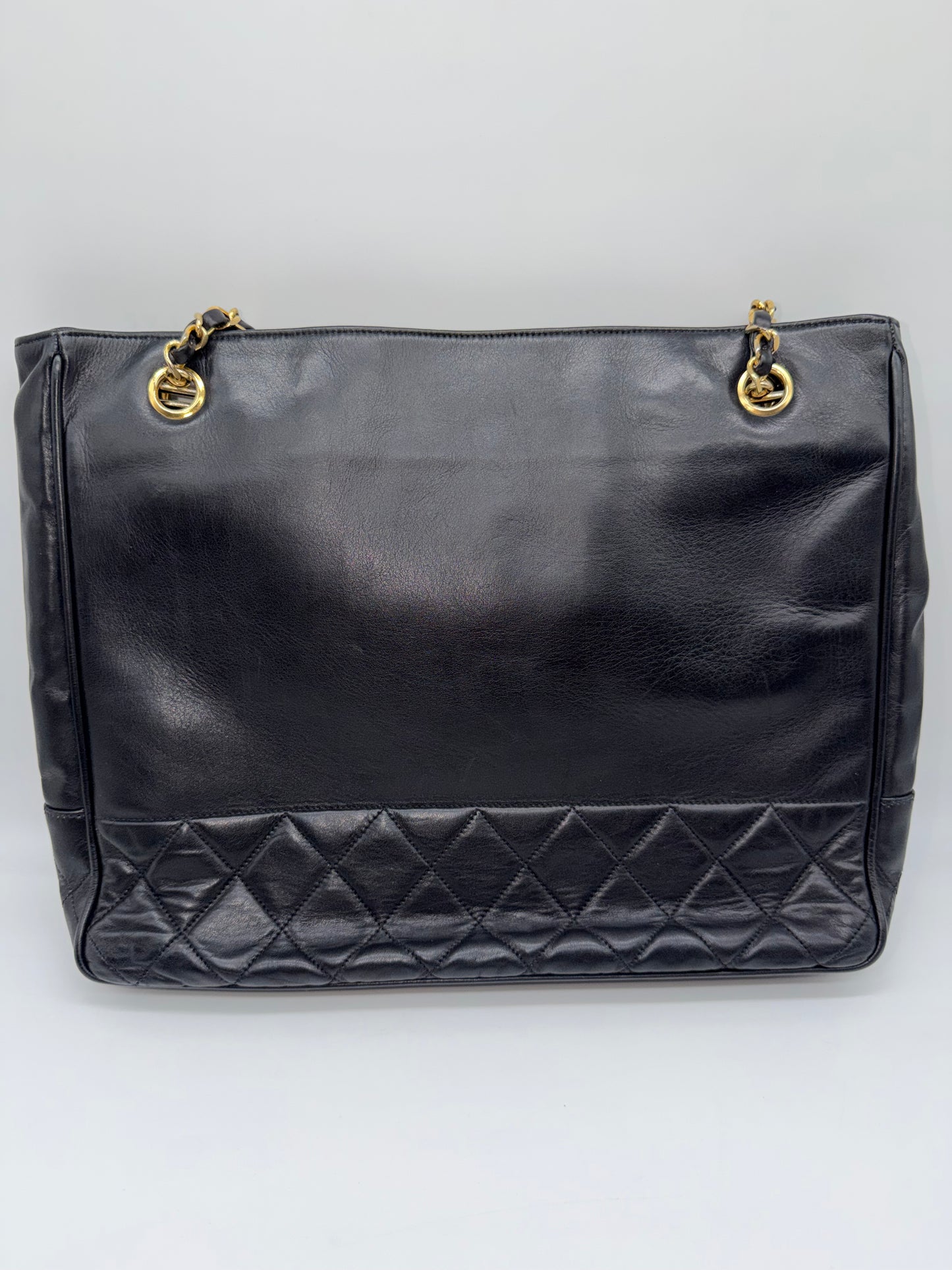 Chanel Lambskin Grand Shopping Tote