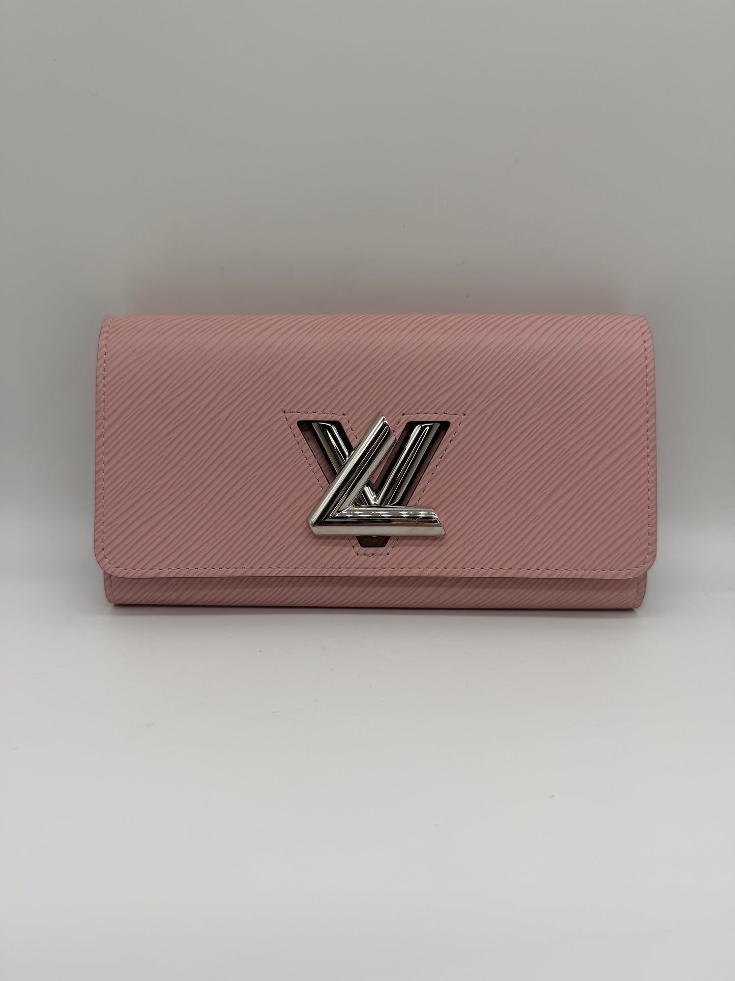 Pink Epi Twist Wallet