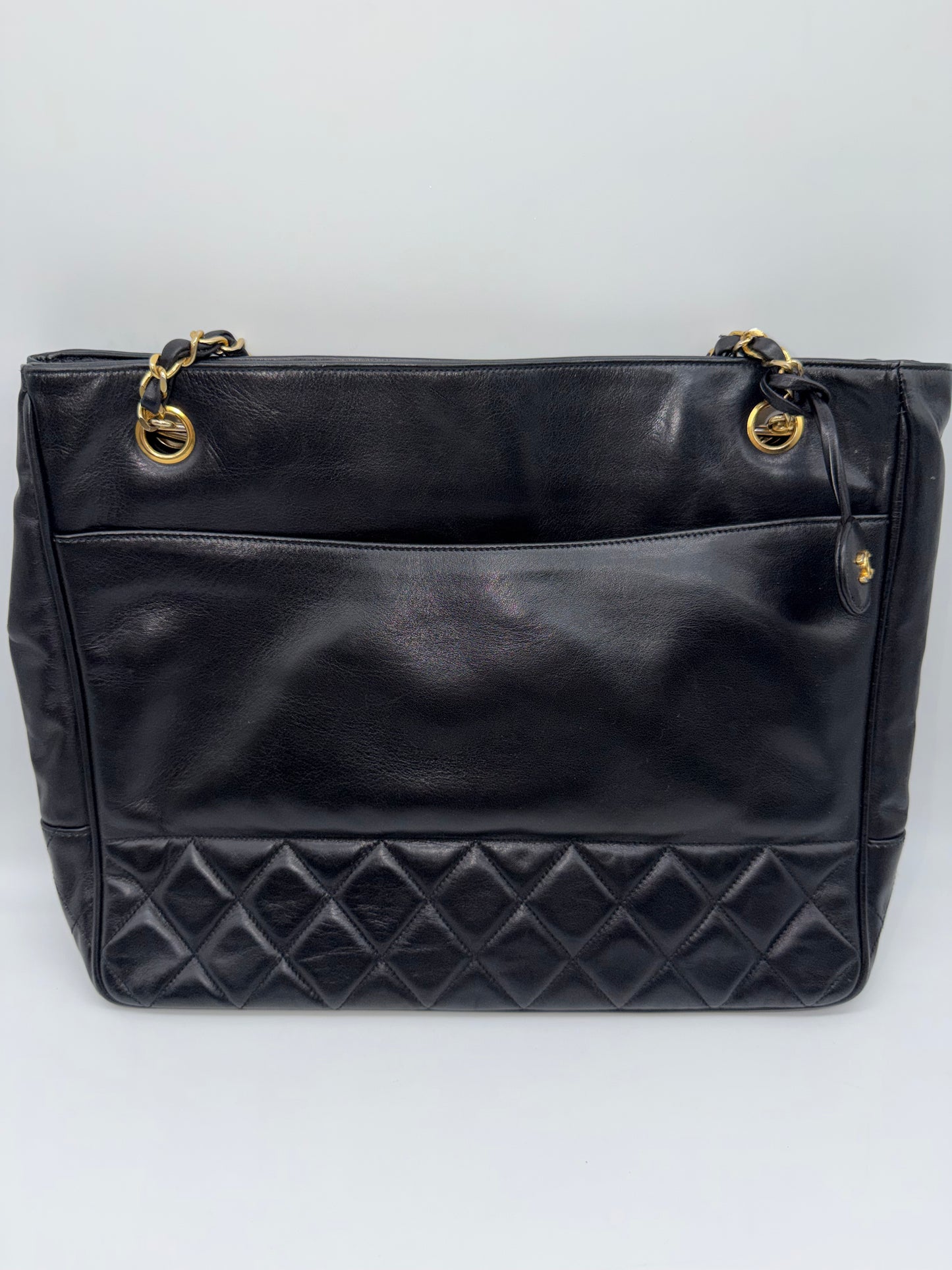 Chanel Lambskin Grand Shopping Tote