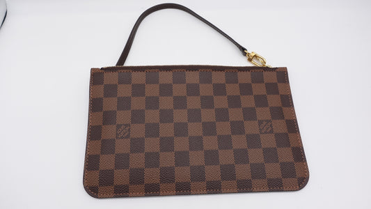 Louis Vuitton Damier Ebene Neverfull MM GM Pouch