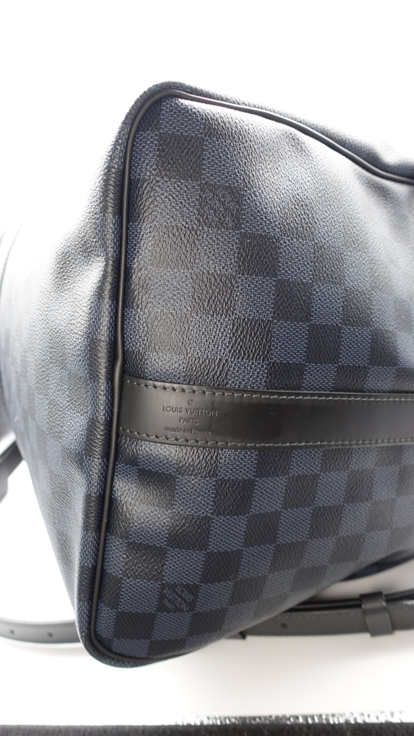 Louis Vuitton Damier Cobalt Keepall Bandouliere 55