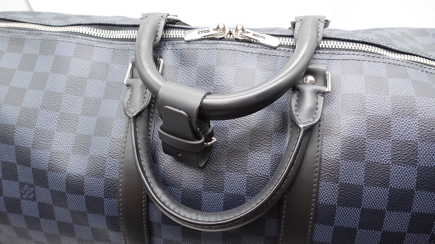 Louis Vuitton Damier Cobalt Keepall Bandouliere 55