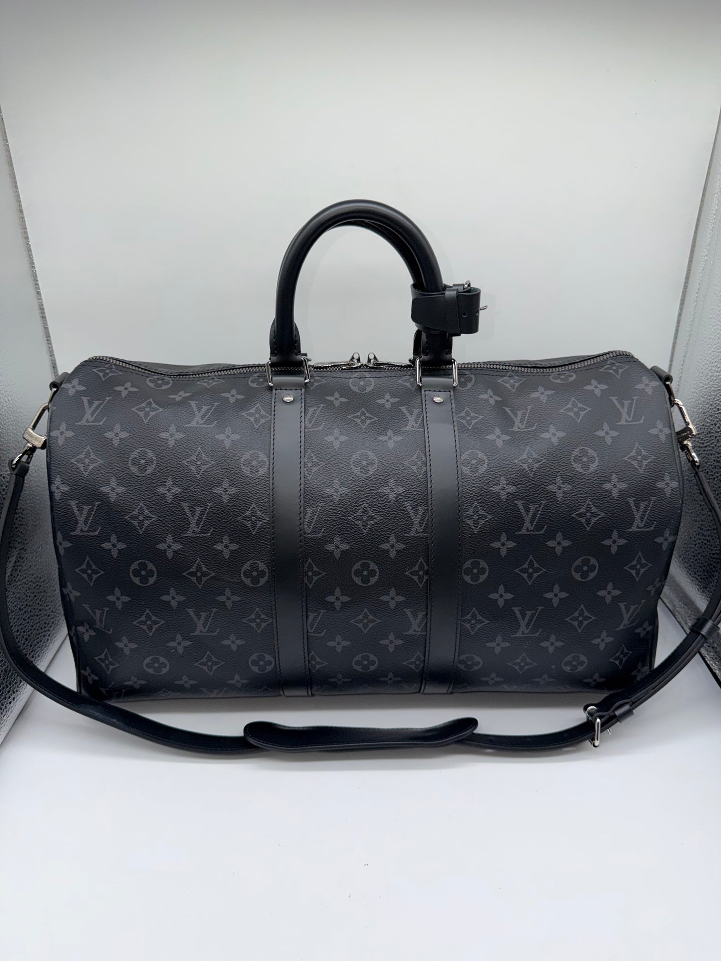 Louis Vuitton Monogram Eclipse Keepall 45 Bandouliere