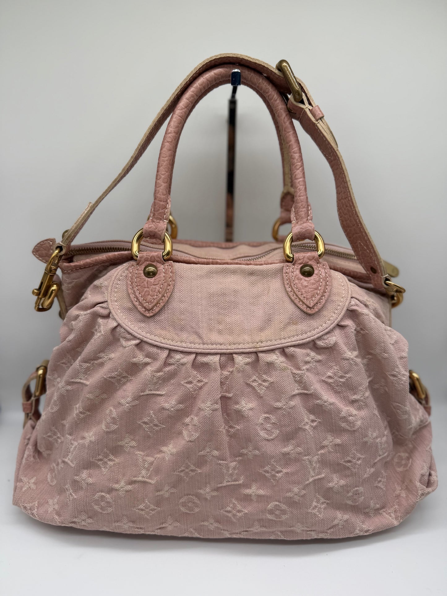 Louis Vuitton Monogram Denim Rose Neo Cabby MM