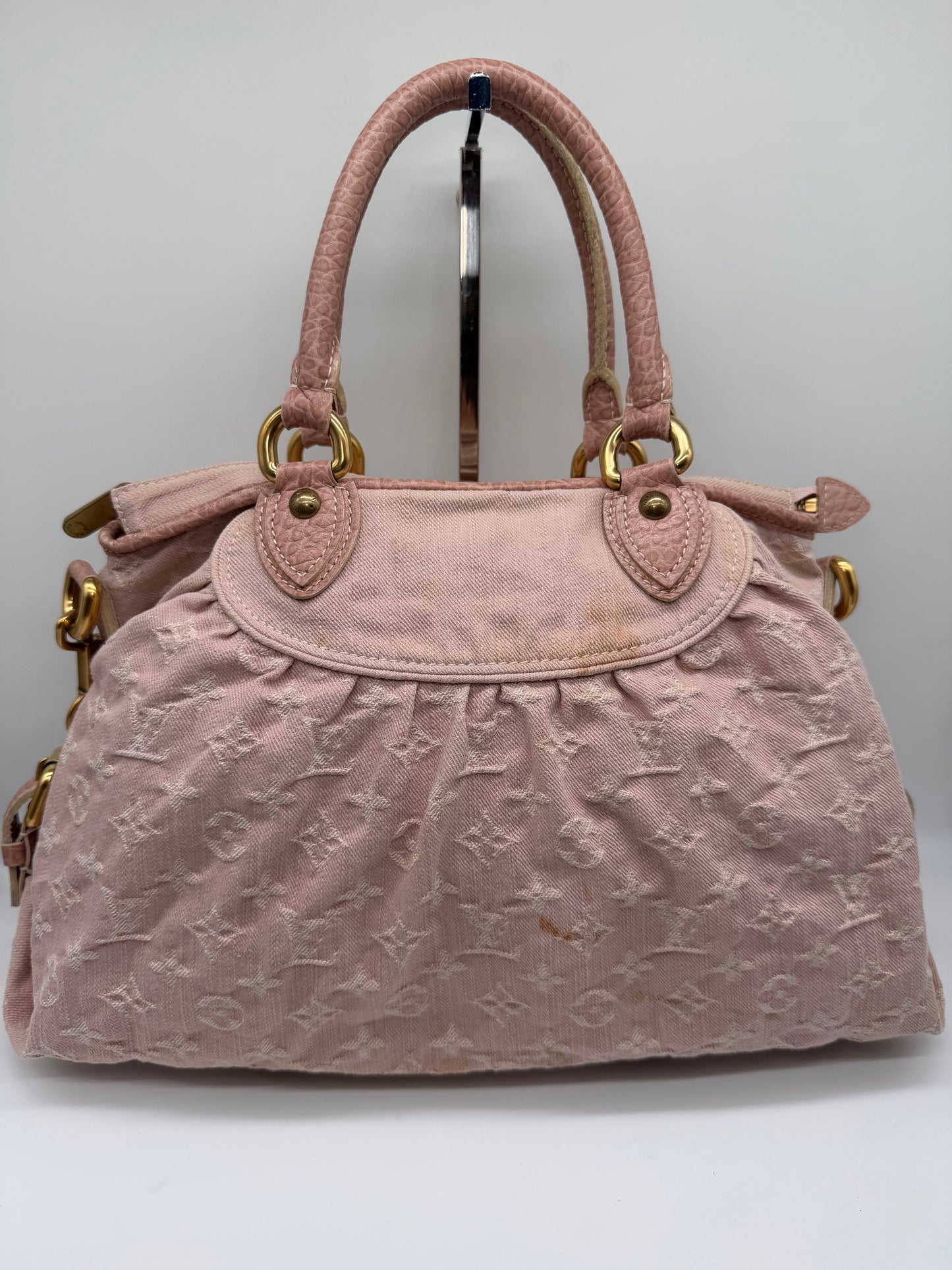 Louis Vuitton Monogram Denim Rose Neo Cabby MM